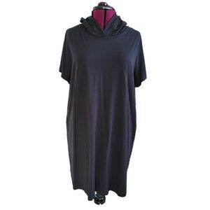 Calvin Klein Relaxed Hooded Shirt Dress (Size 2X)